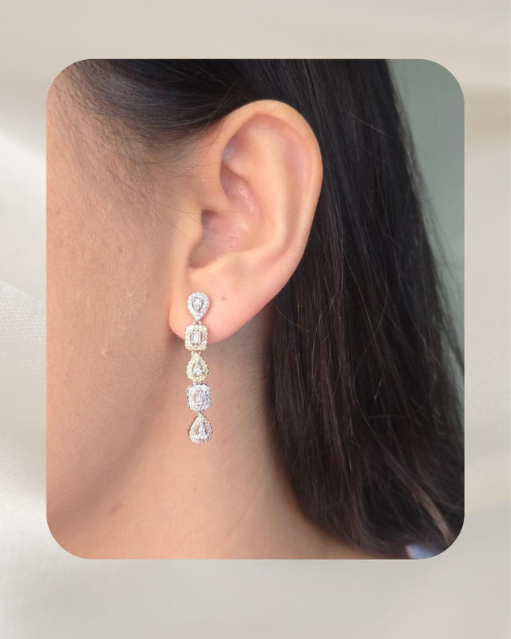 14K Diamond Earrings