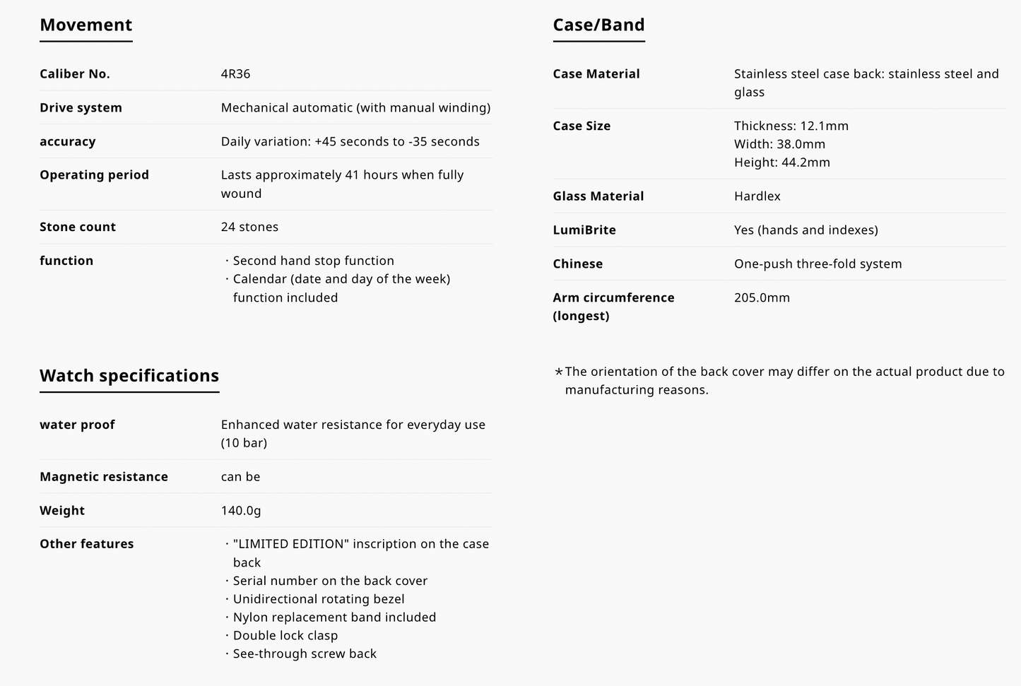 Seiko 5 Sports x Pink Panther LIMITED Edition SBSA321