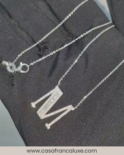 14K Initial Diamond Necklace