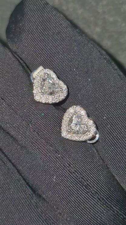 14K Diamond Earrings