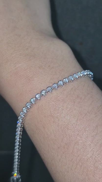 14K Diamond Tennis Bracelet