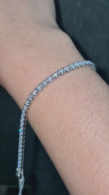 14K Diamond Tennis Bracelet