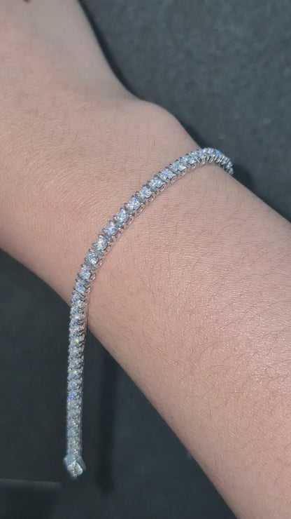 14K Diamond Tennis Bracelet