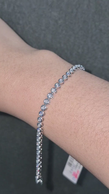 14K Diamond Tennis Bracelet