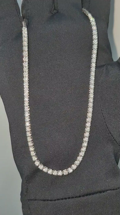 14K Diamond Tennis Necklace