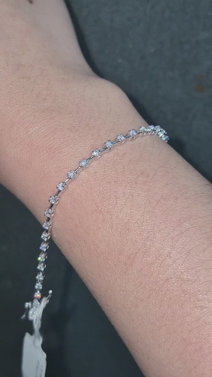 14K Diamond Tennis Bracelet