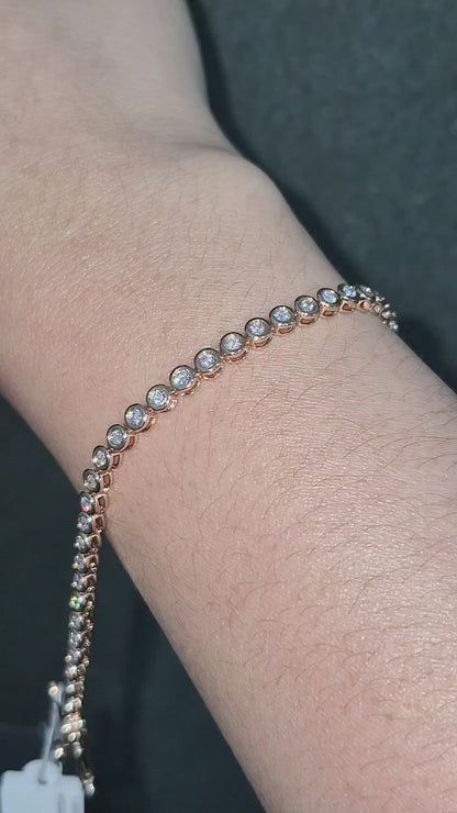 14K Diamond Tennis Bracelet