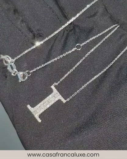 14K Initial Diamond Necklace