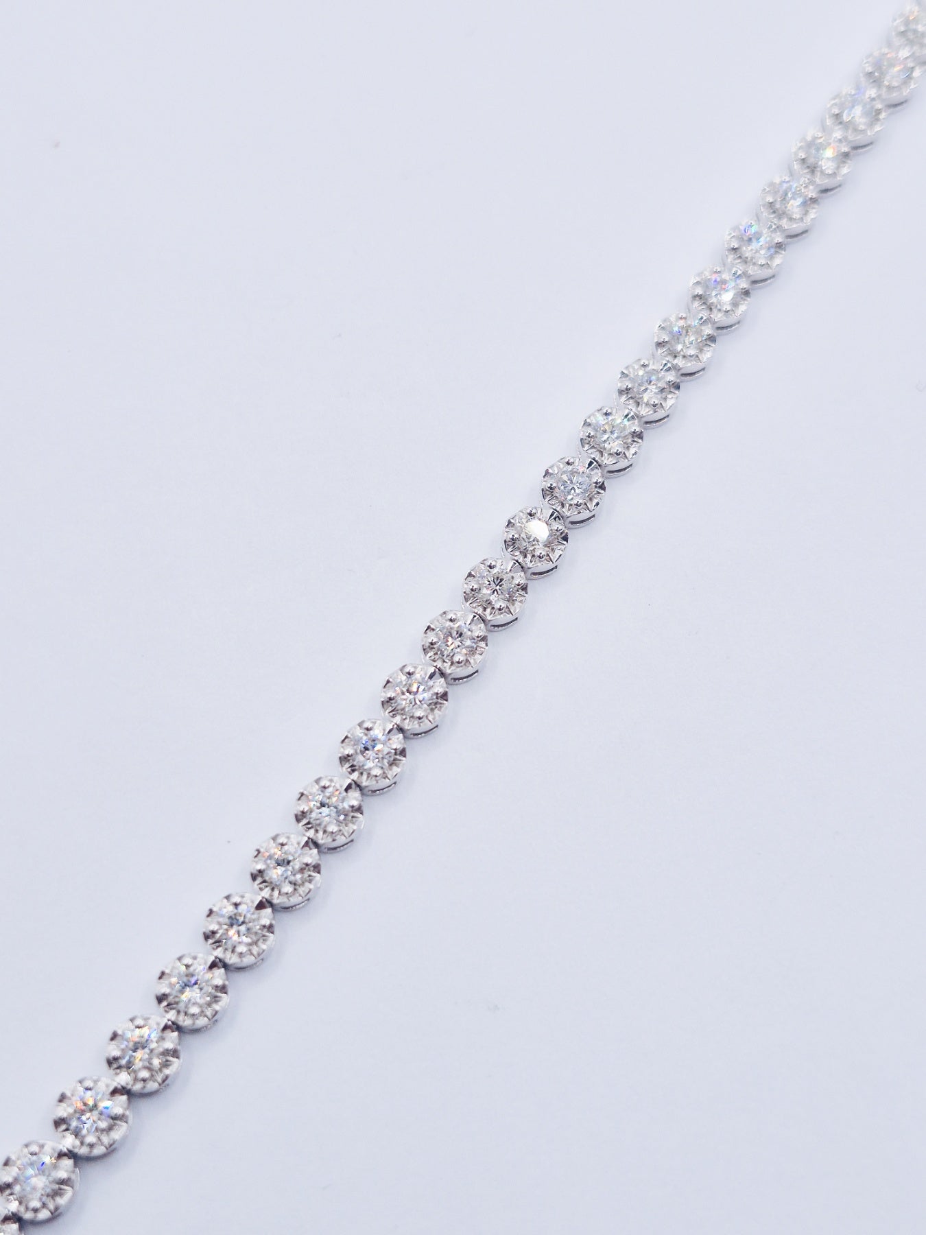 14K Diamond Tennis Bracelet
