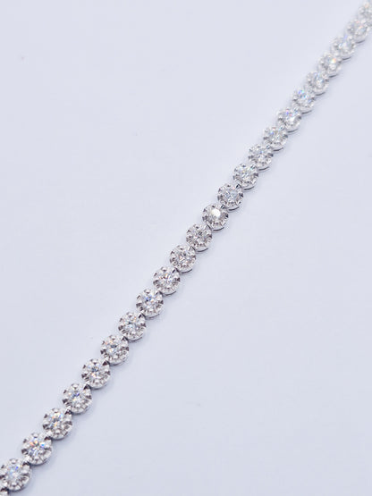 14K Diamond Tennis Bracelet
