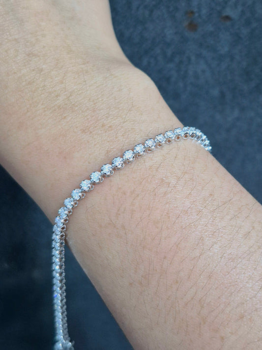 14K Diamond Tennis Bracelet