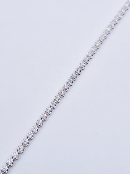 14K Diamond Tennis Bracelet