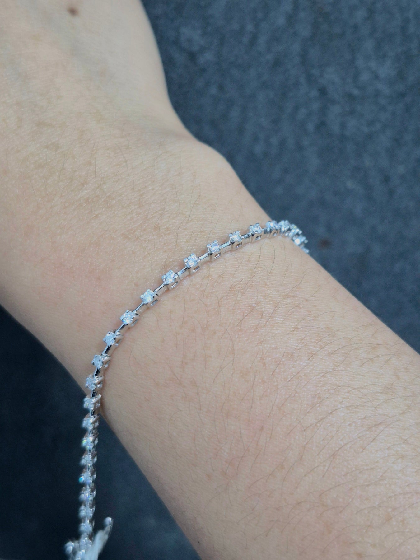 14K Diamond Tennis Bracelet