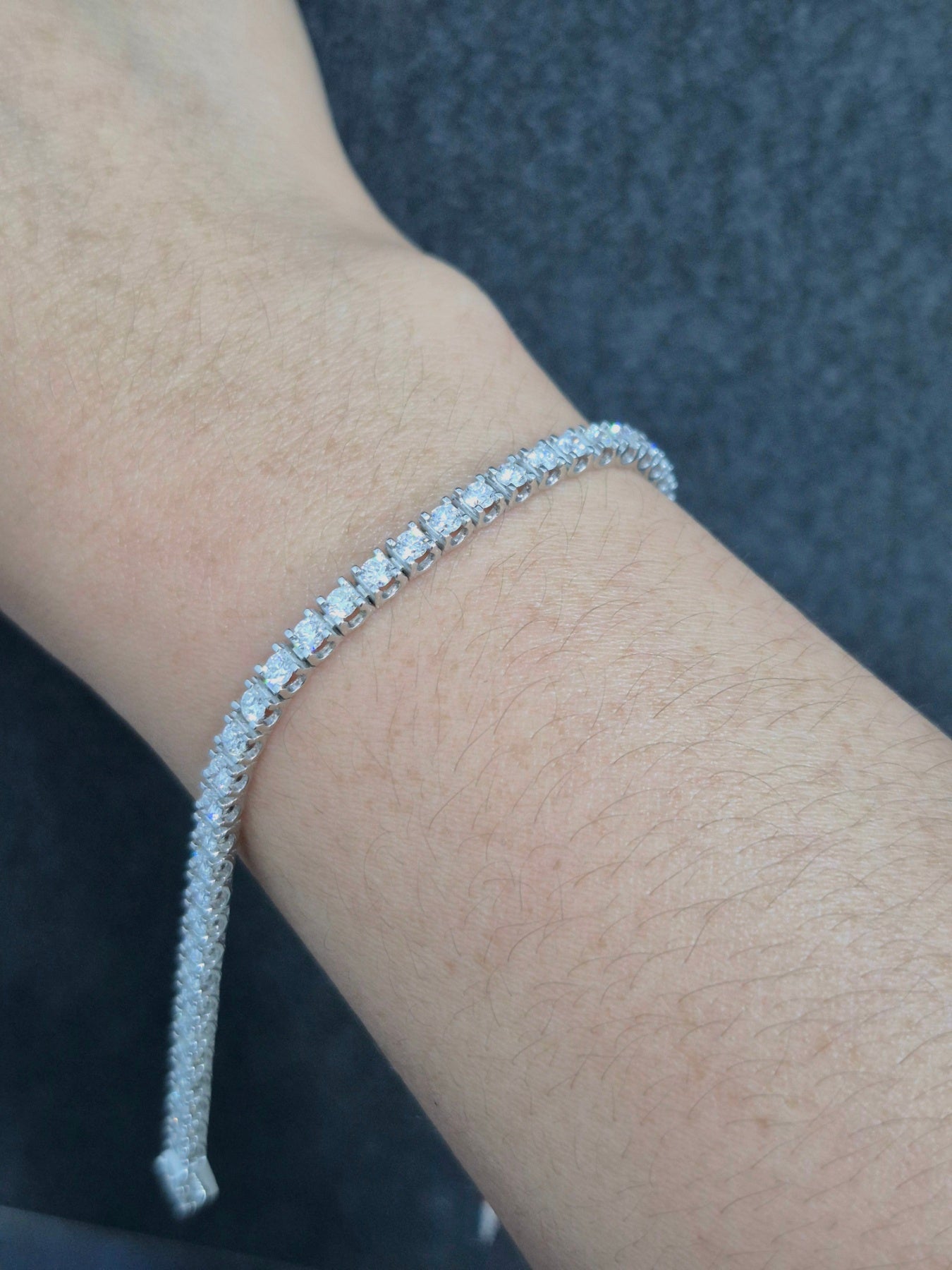 14K Diamond Tennis Bracelet