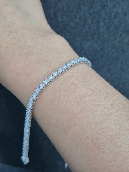 14K Diamond Tennis Bracelet