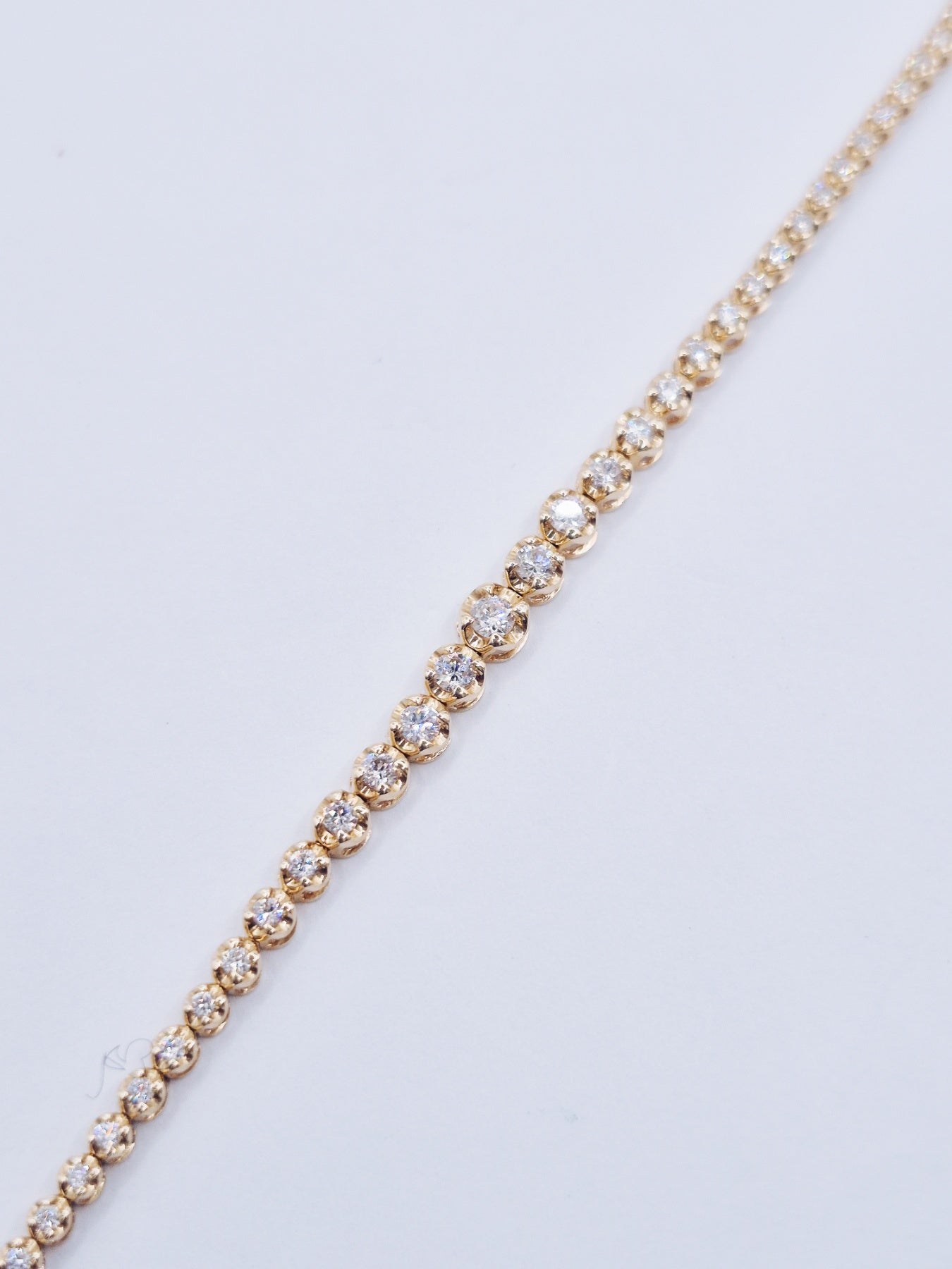 14K Diamond Tennis Bracelet