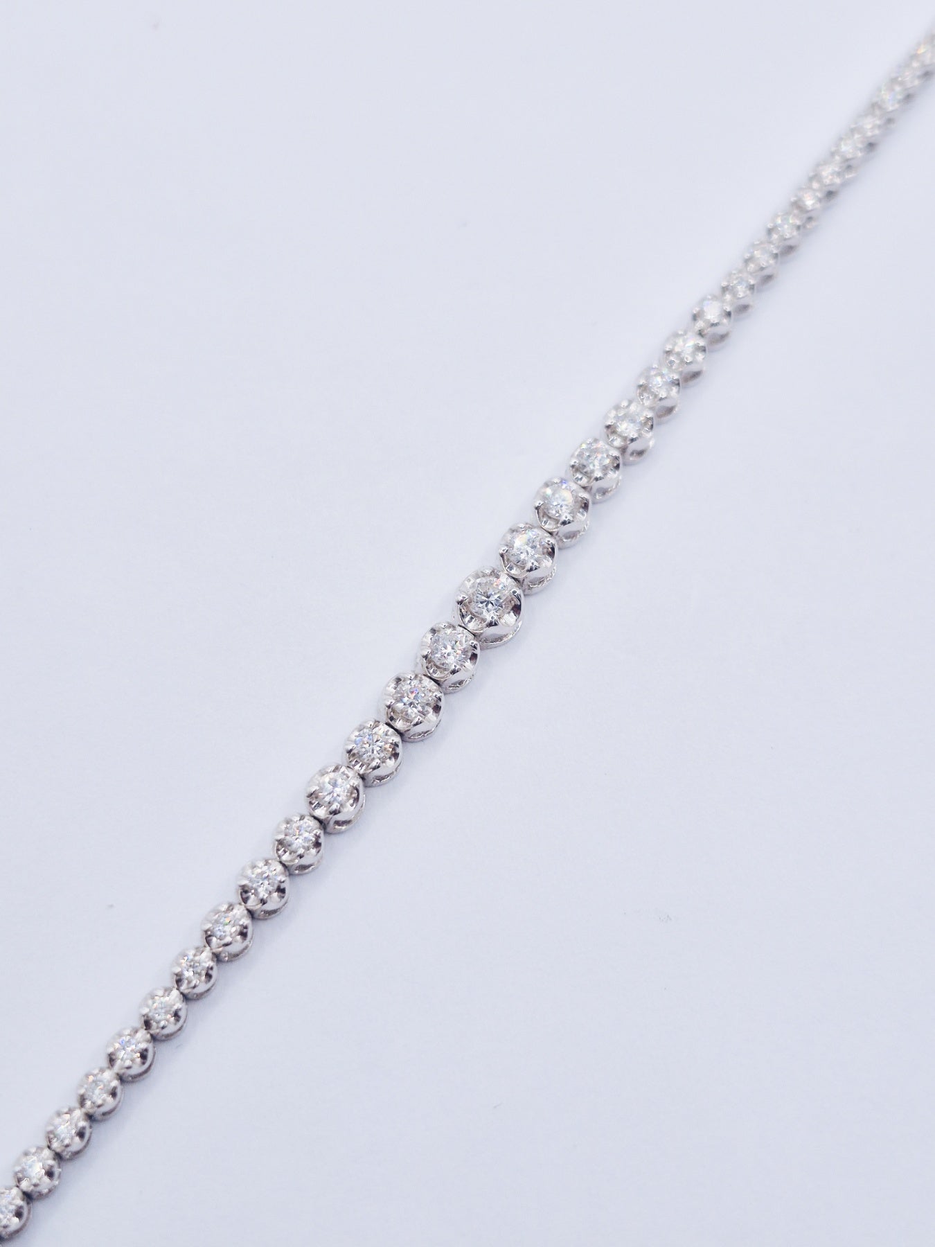 14K Diamond Tennis Bracelet
