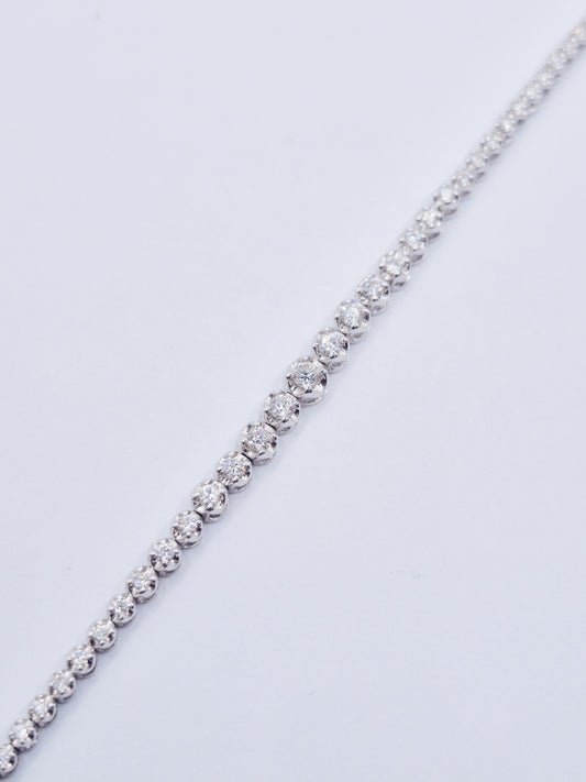 14K Diamond Tennis Bracelet