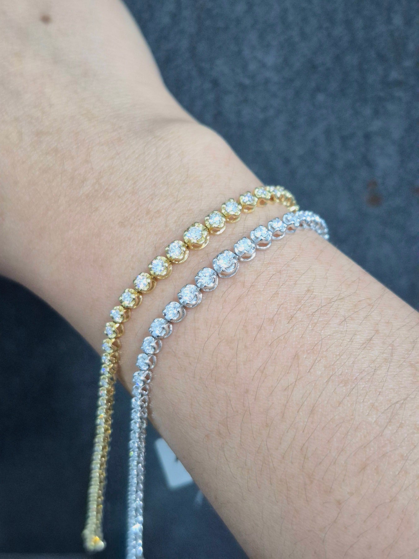 14K Diamond Tennis Bracelet