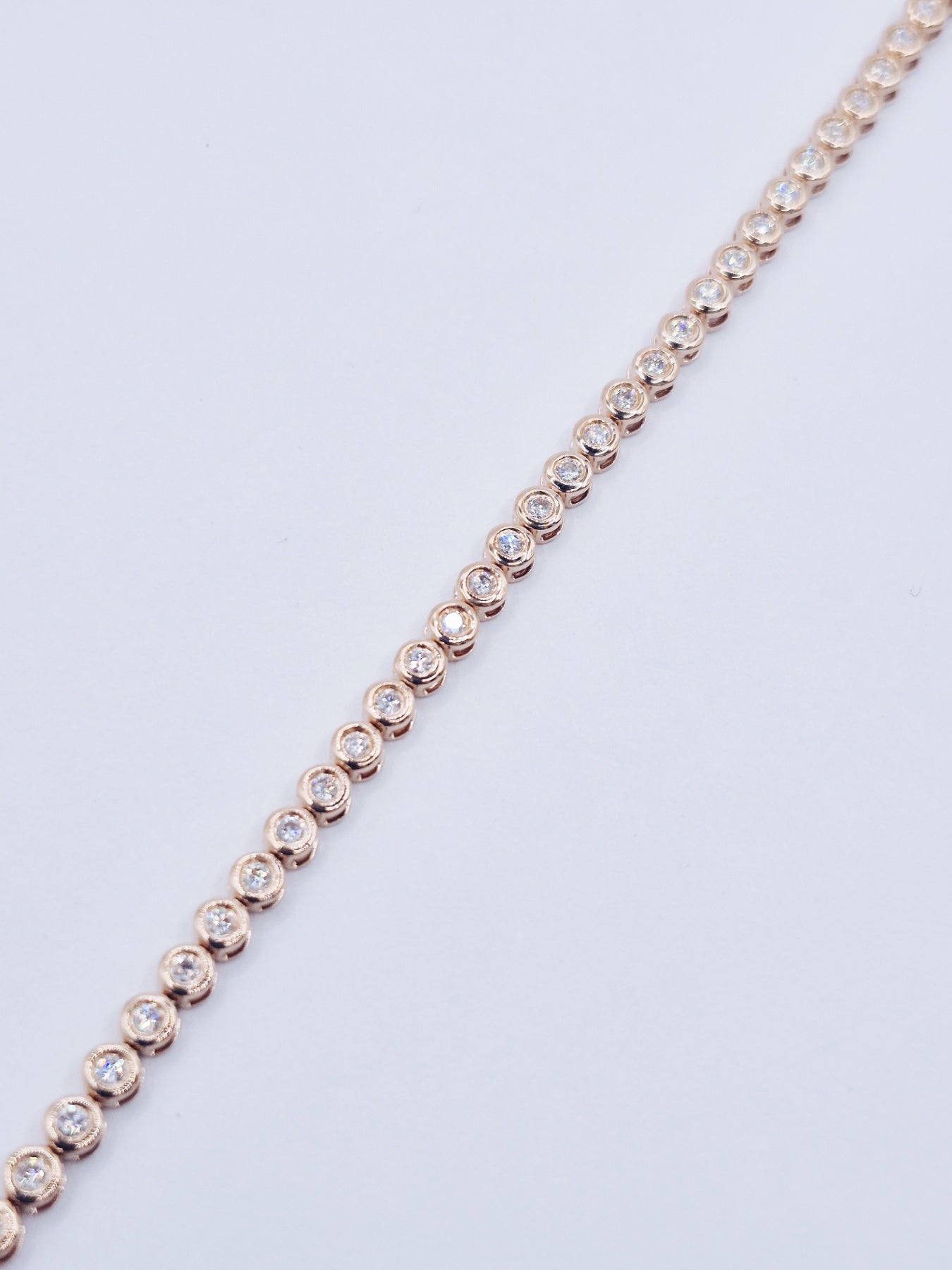 14K Diamond Tennis Bracelet