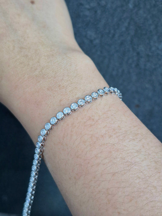 14K Diamond Tennis Bracelet