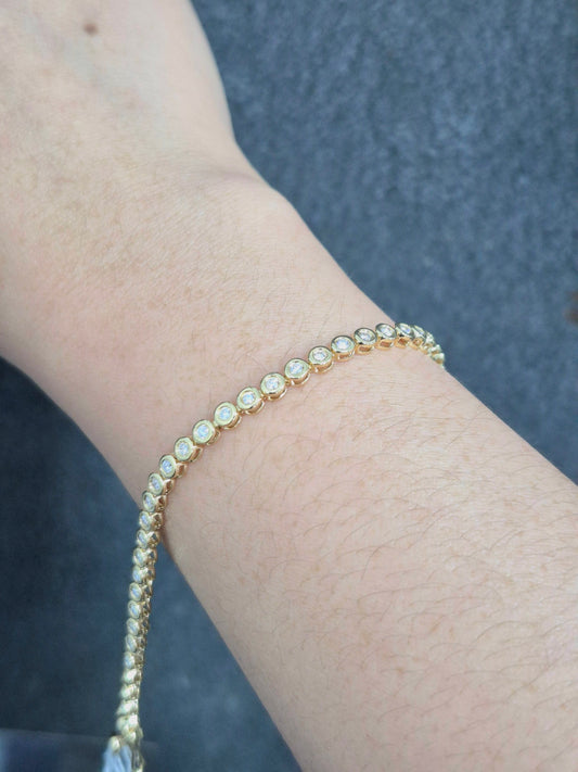 14K Diamond Tennis Bracelet