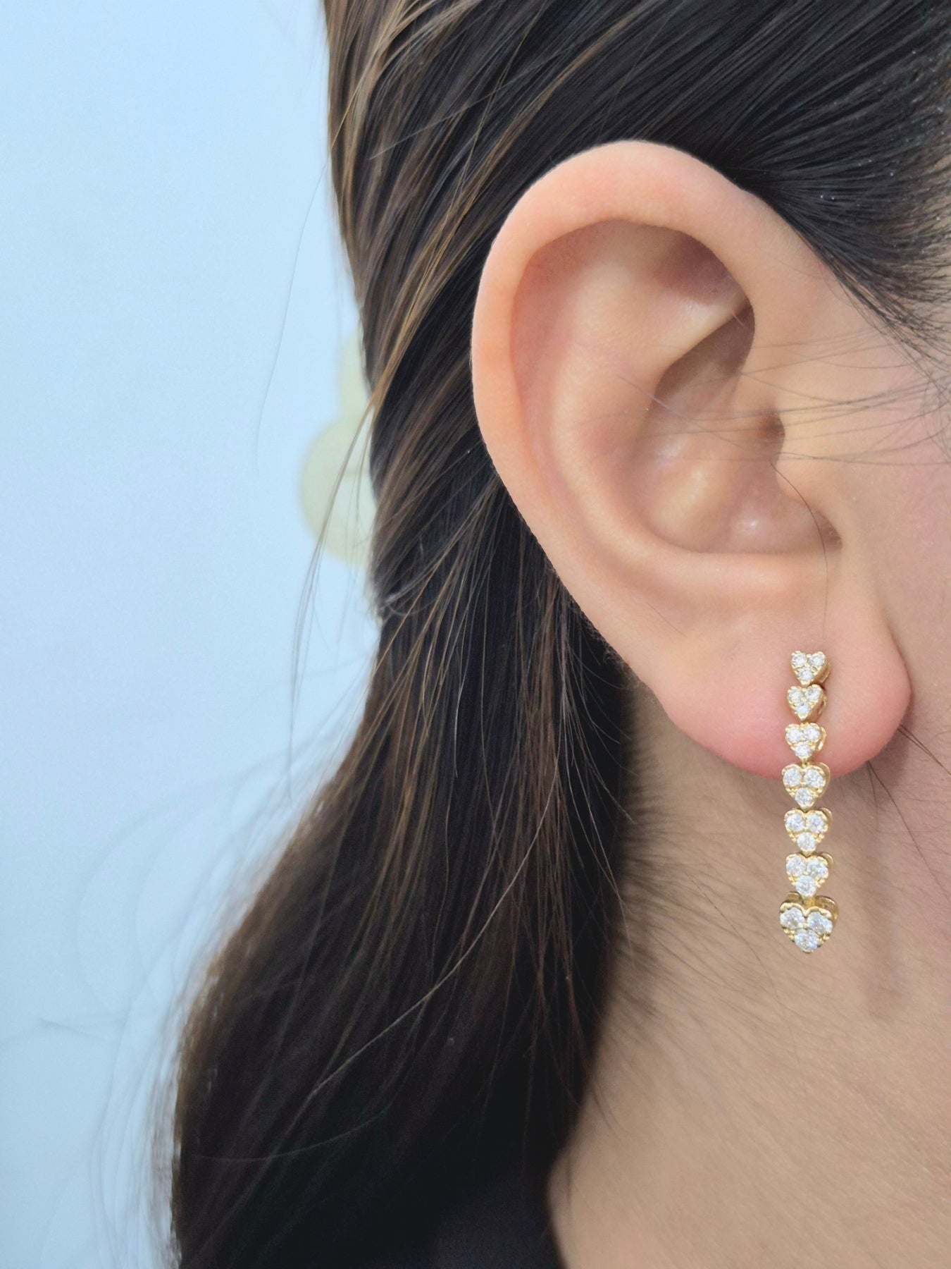 14K Diamond Earrings