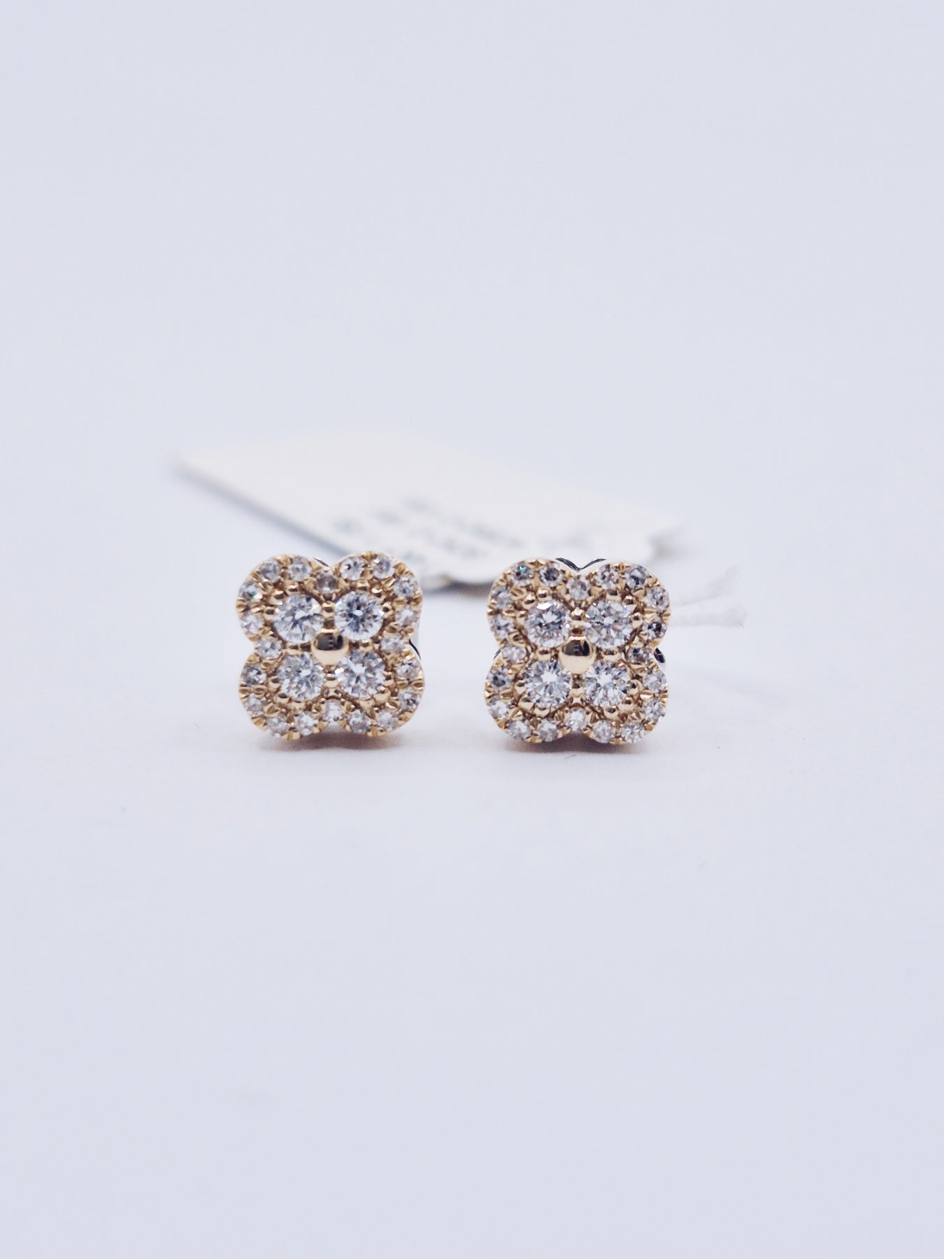 14K Diamond Earrings