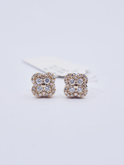 14K Diamond Earrings