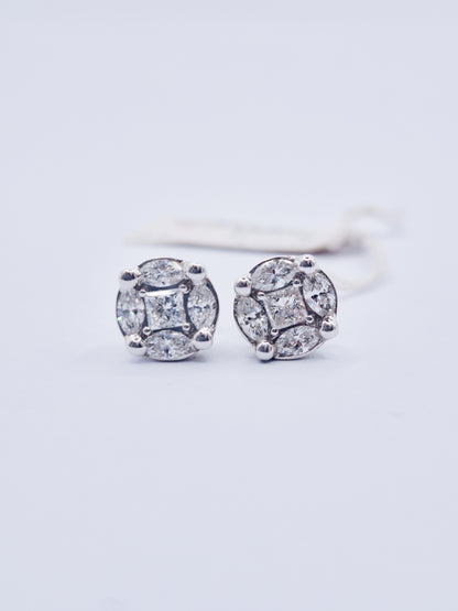 14K First Gen. Diamond Earrings