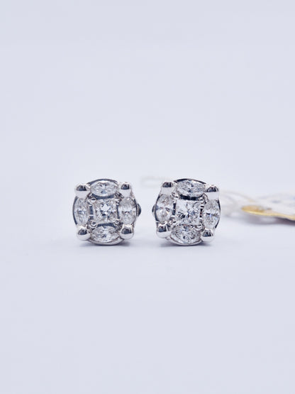 14K First Gen. Diamond Earrings