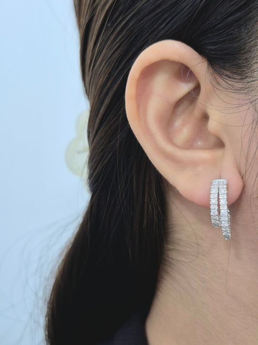 14K Diamond Earrings