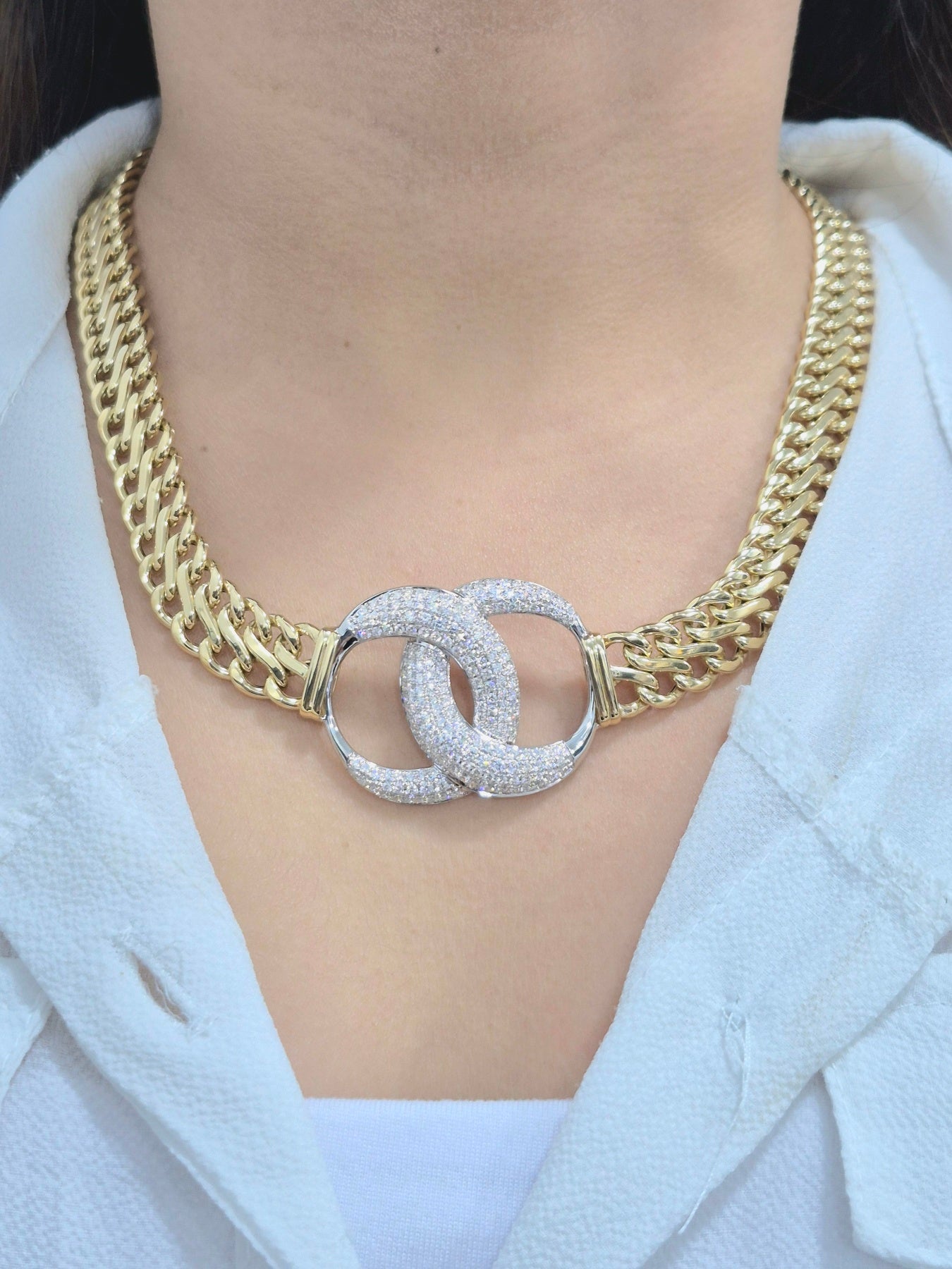 14K Diamond Necklace