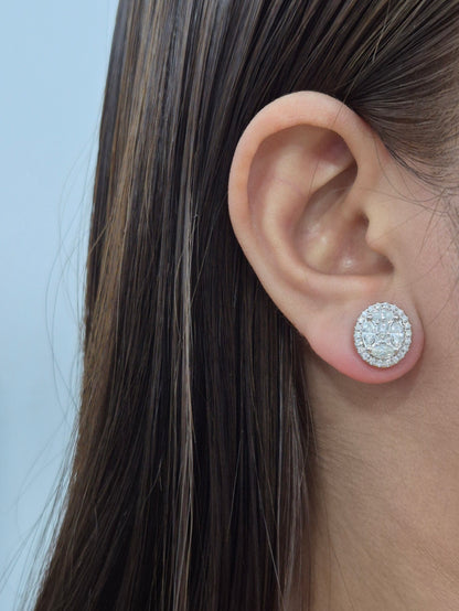 14K 2-Way Diamond Earrings