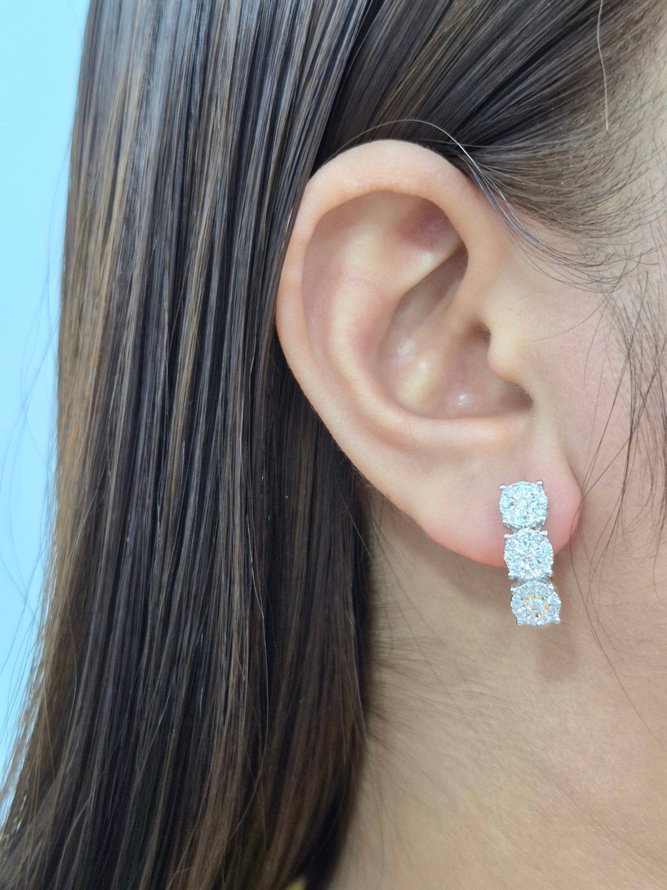 14K Diamond Earrings