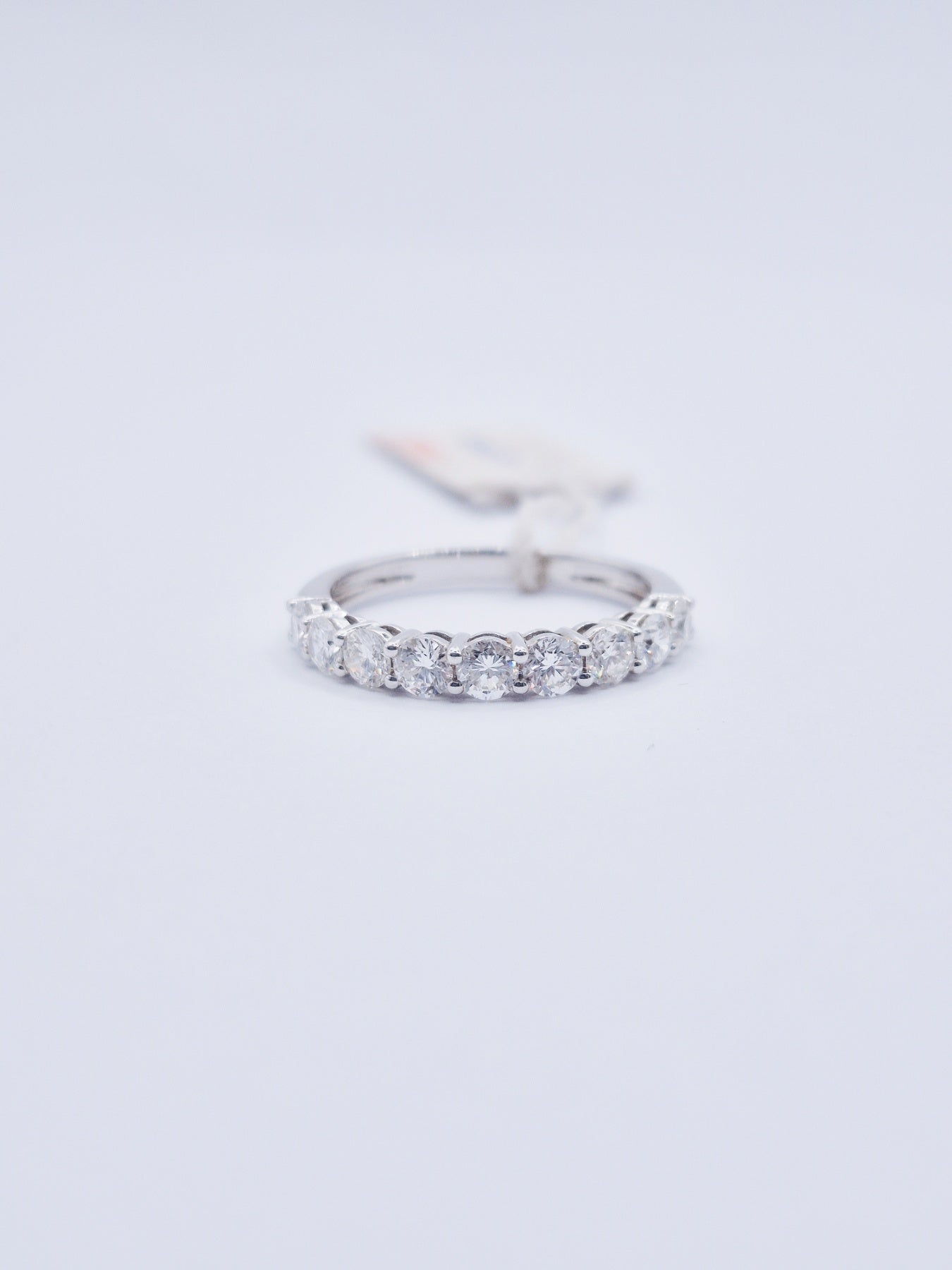 14K Half Eternity Diamond Ring