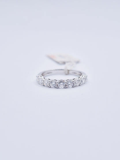 14K Half Eternity Diamond Ring