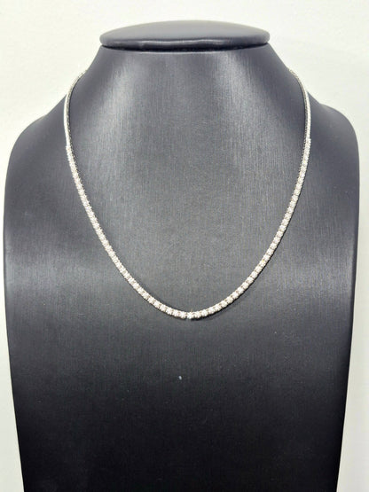 14K Diamond Tennis Necklace