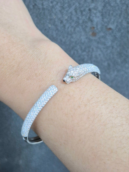 18K HK Setting Diamond Bangle