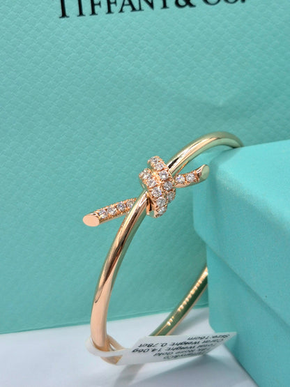 18K HK Setting Diamond Bangle