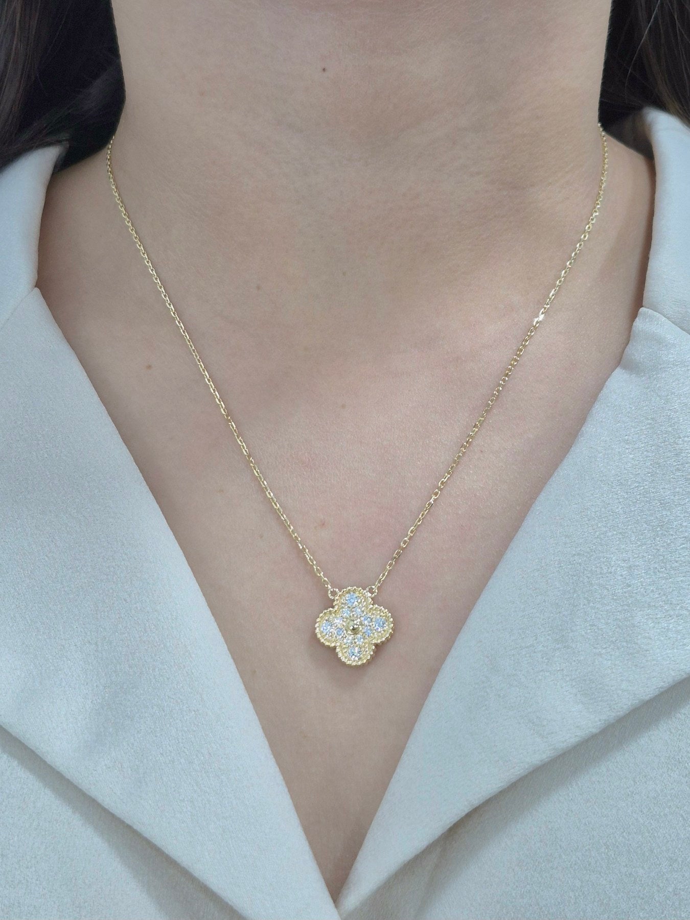 14K Diamond Necklace