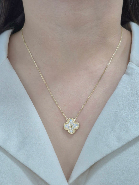 14K Diamond Necklace